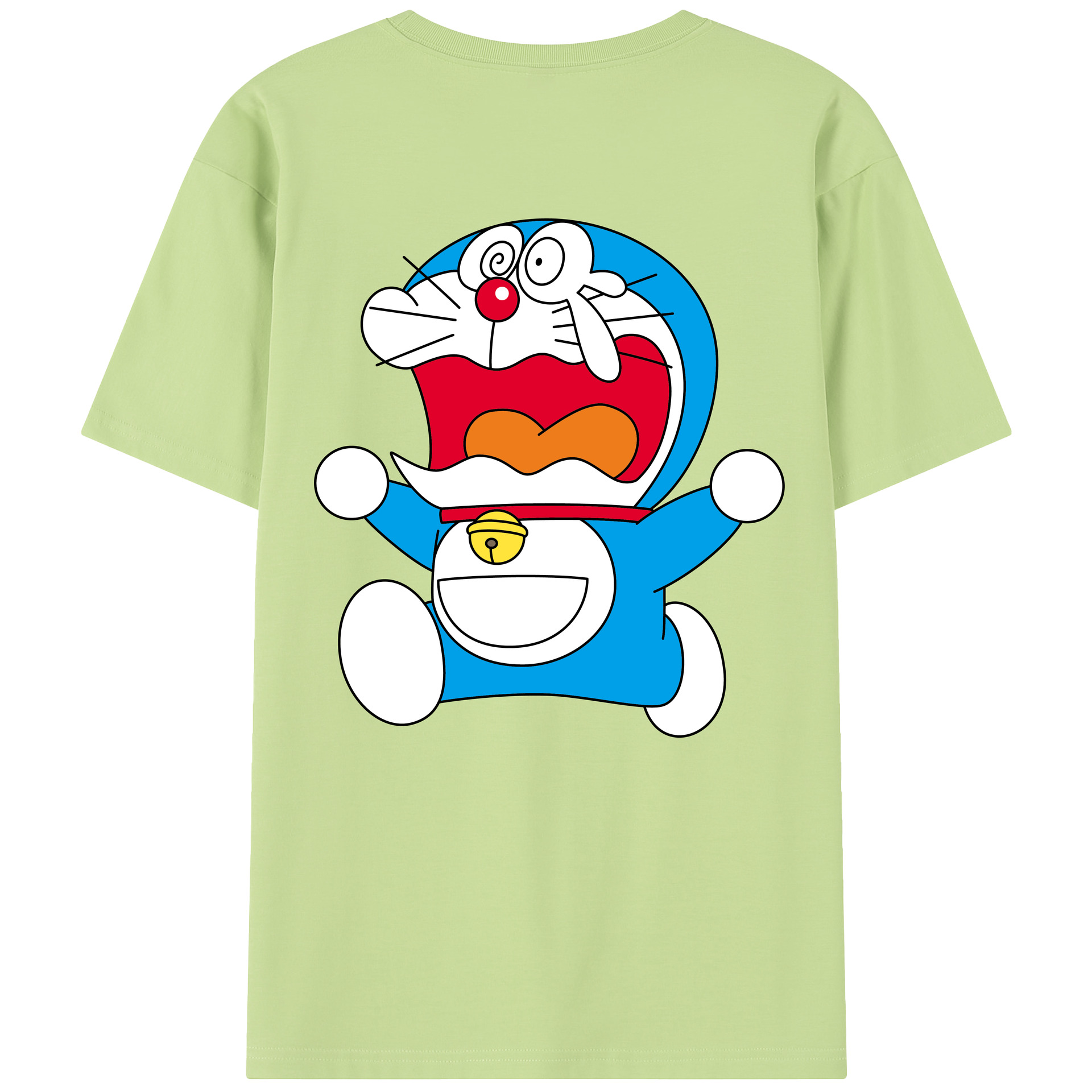 （画像用） ドラえもん Doraemon 綿100％半袖Tシャツ（背面プリント）